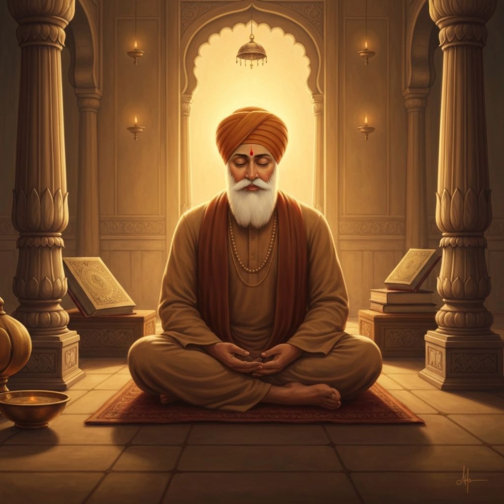 Guru Ji in Meditation